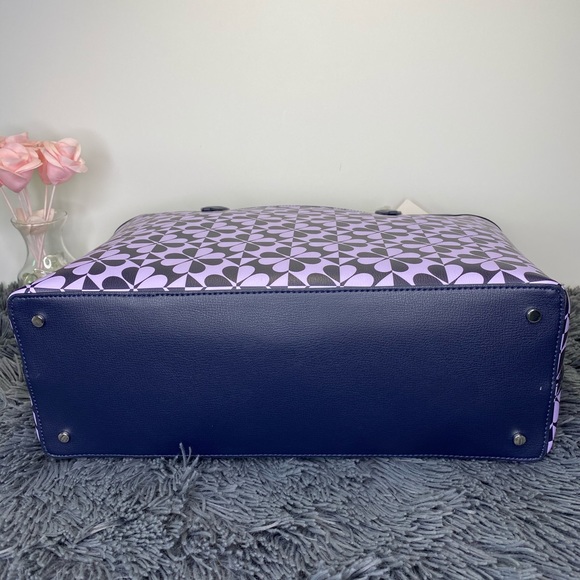 💜Kate Spade💜Hollie Geo Clover Tote & Wallet - Picture 8 of 8